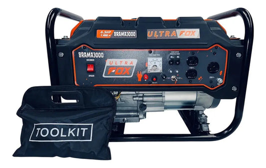 Generador De Gasolina 3000w 6.5hp 110/220v Ultra Fox
