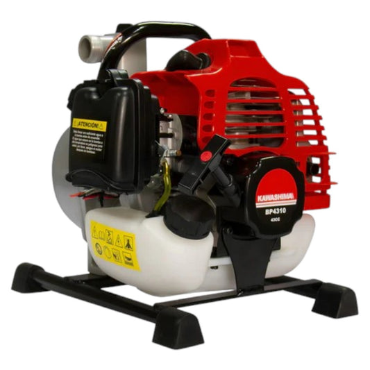 Motobomba De Agua Riego 1 Pulgada Autocebante Kawashima Bp4310 De 127w Con Accesorios