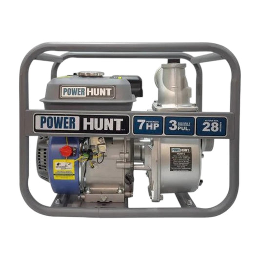 Motobomba Gasolina Power Hunt HUNT3 7HP Diámetro 3 Pulgadas Riego