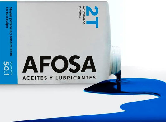 Caja 10 pzas Aceite 2T AFOSA 80 ml motor 2 tiempos A2T24