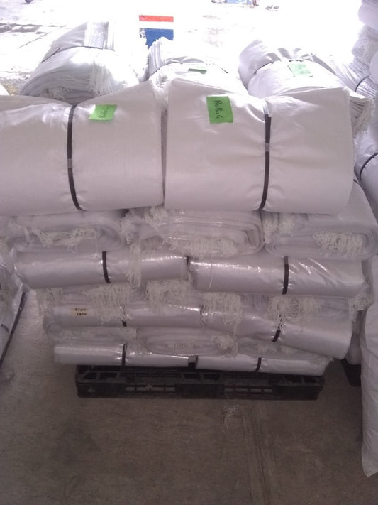 Costal blanco 70x110 cm (saco vacío), paquete con 100 pzas