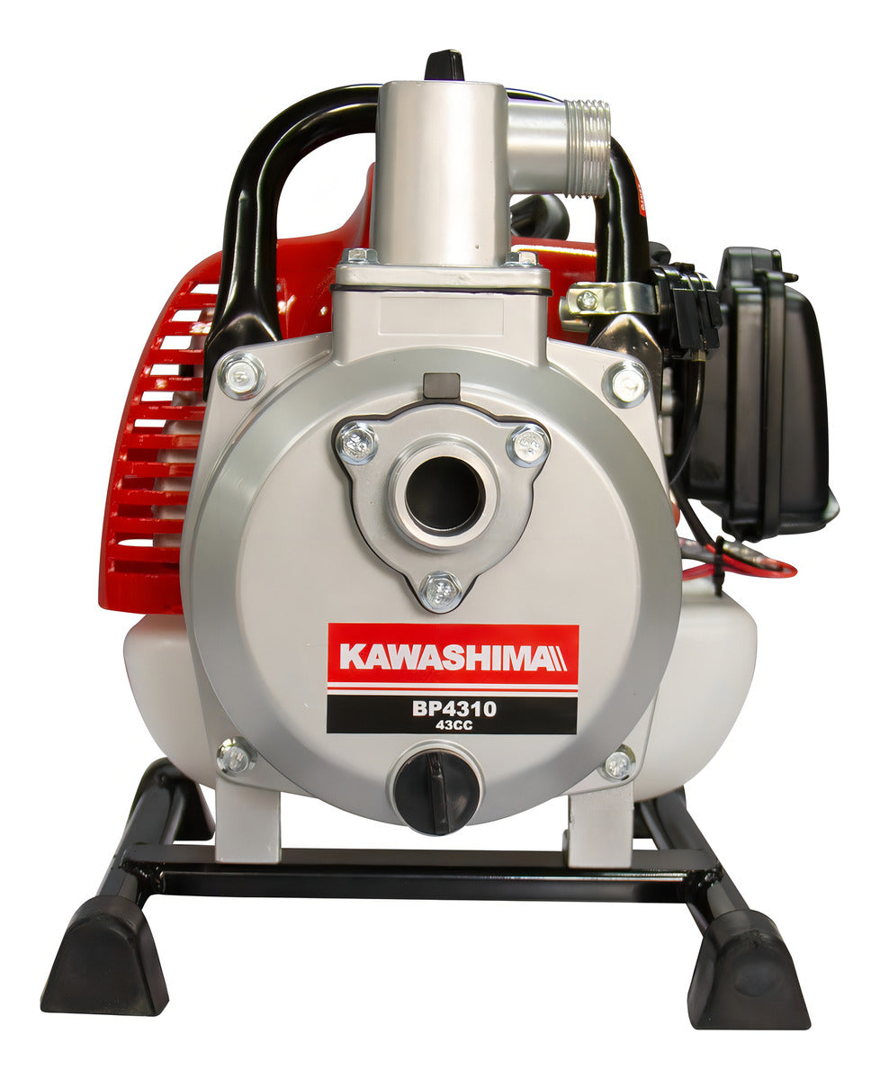 Motobomba De Agua Riego 1 Pulgada Autocebante Kawashima Bp4310 De 127w Con Accesorios