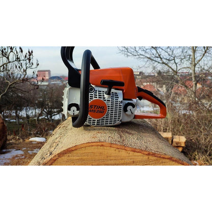 Stihl - Sierra de cadena de hierro fundido MS-250 con barra de 50.8 centímetros