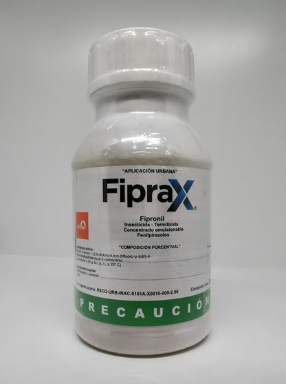 Insecticida Fipronil Fiprax 250ml Control De Termitas Y Cucarachas En Interiores Y Exteriores