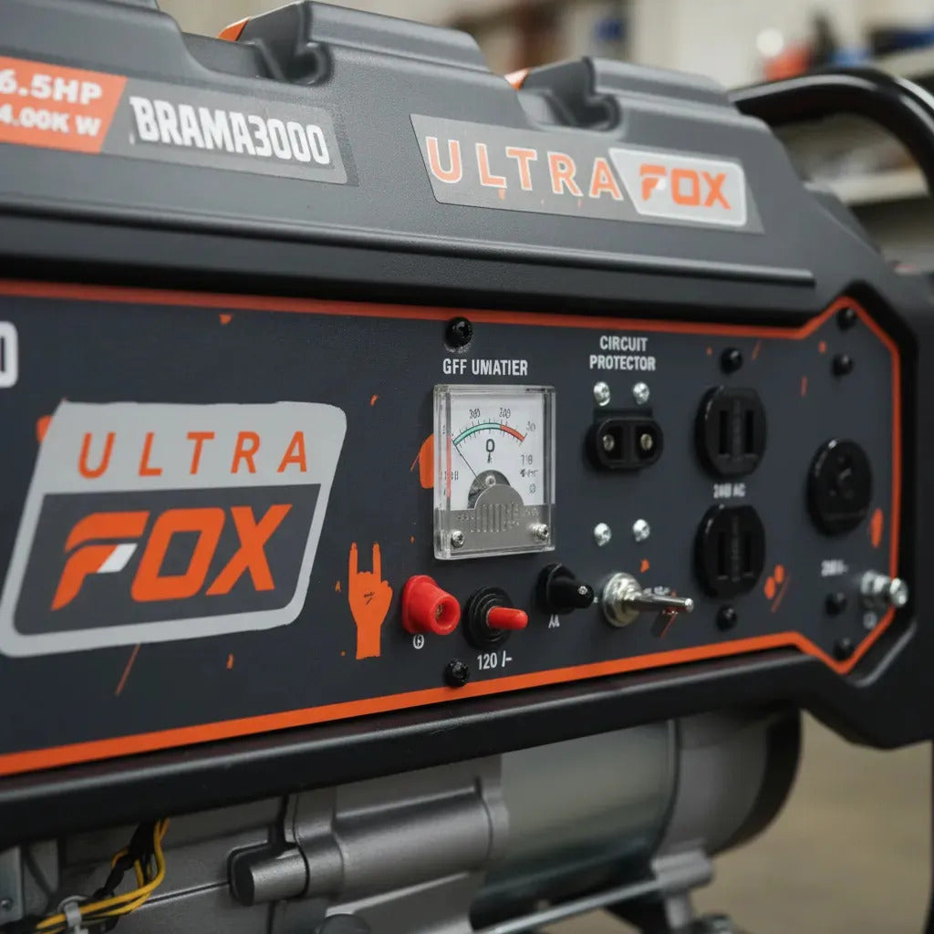 Generador De Gasolina 3000w 6.5hp 110/220v Ultra Fox