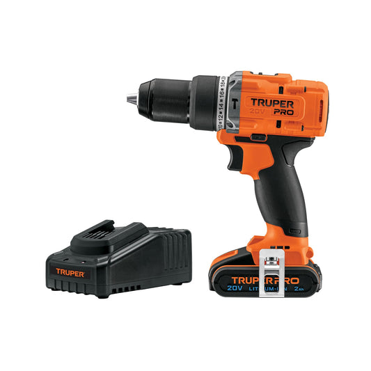 TRUPER ROTI-20A2, Rotomartillo/destornillador 1/2″, 20V con1 baterÃ­a de 2Ah