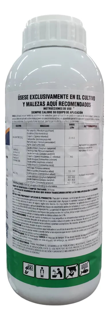 Tarea Herbicida Glifosato Velsimex Caja Con 12 Litros