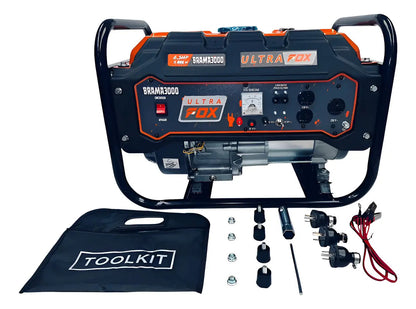 Generador De Gasolina 3000w 6.5hp 110/220v Ultra Fox