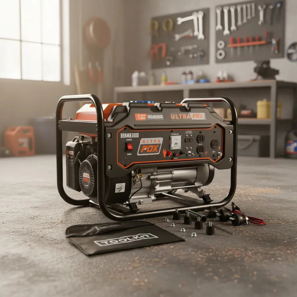 Generador De Gasolina 3000w 6.5hp 110/220v Ultra Fox