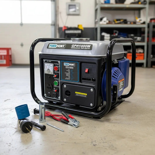 Generador Portátil Power Hunt 1000w Monofásico 2 Tiempos A Gasolina Gph1000w