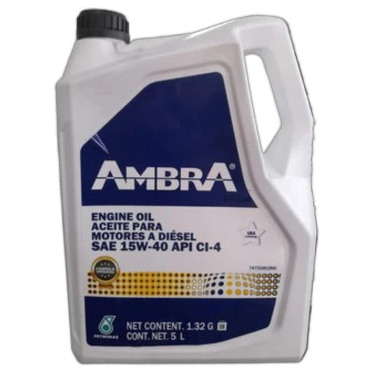 Aceite AMBRA 15W40 CI4, garrafa 5 L