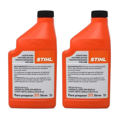 Aceite Motor 2 Tiempos Stihl  400ml. C/u   (2 Pack)