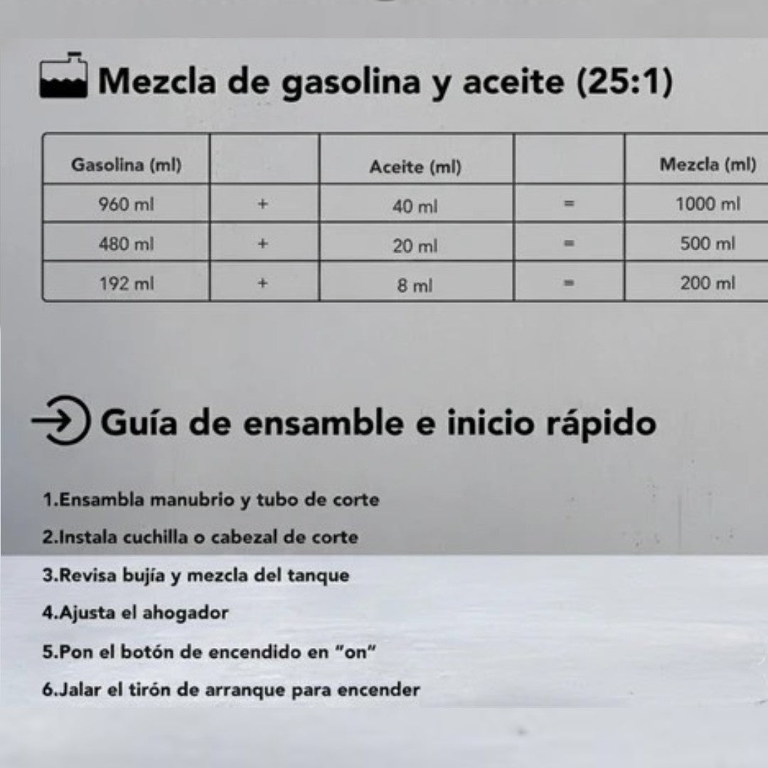 Desbrozadora Desmalezadora 52cc A Gasolina 2.5hp Takashi Col