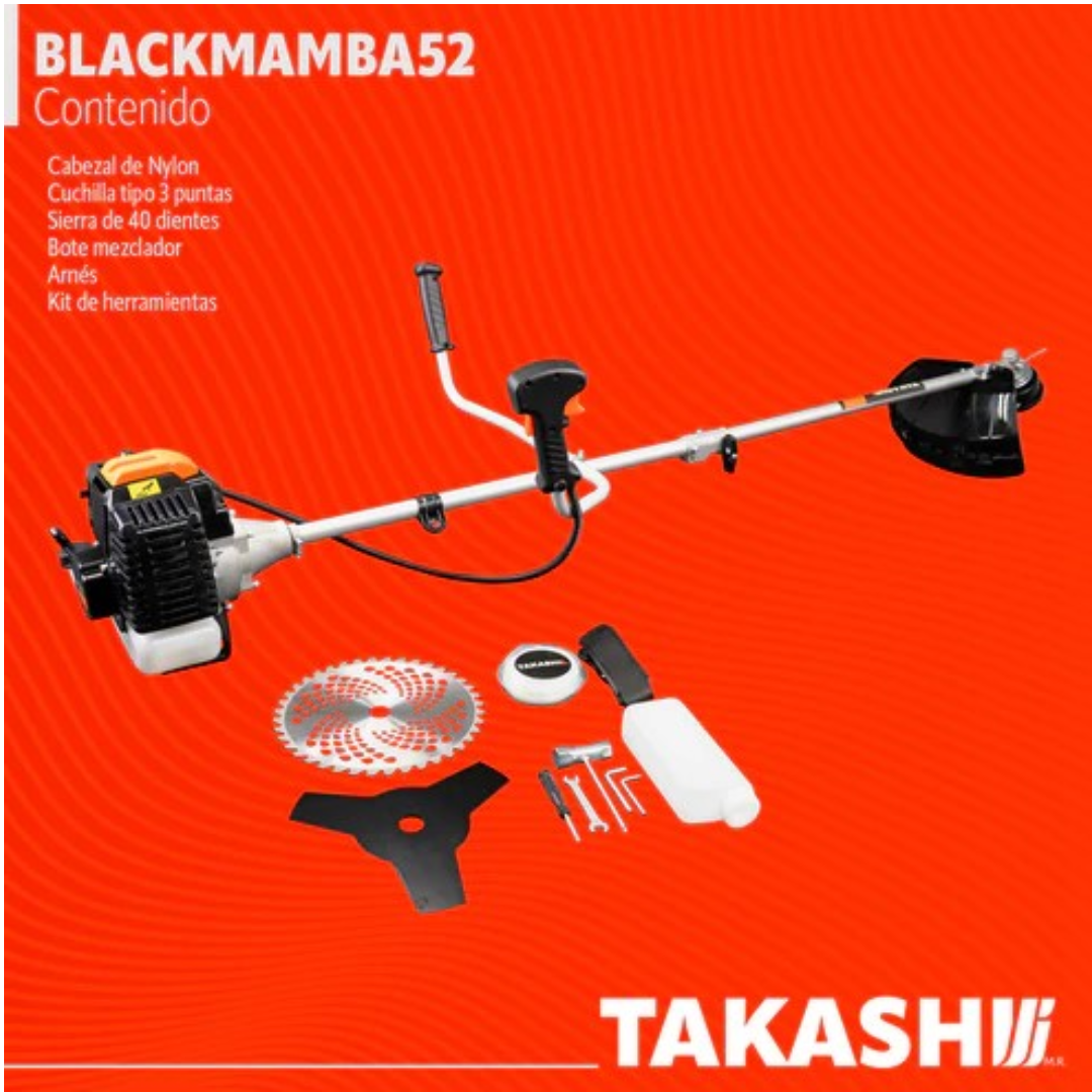 Desbrozadora Desmalezadora 52cc A Gasolina 2.5hp Takashi Col