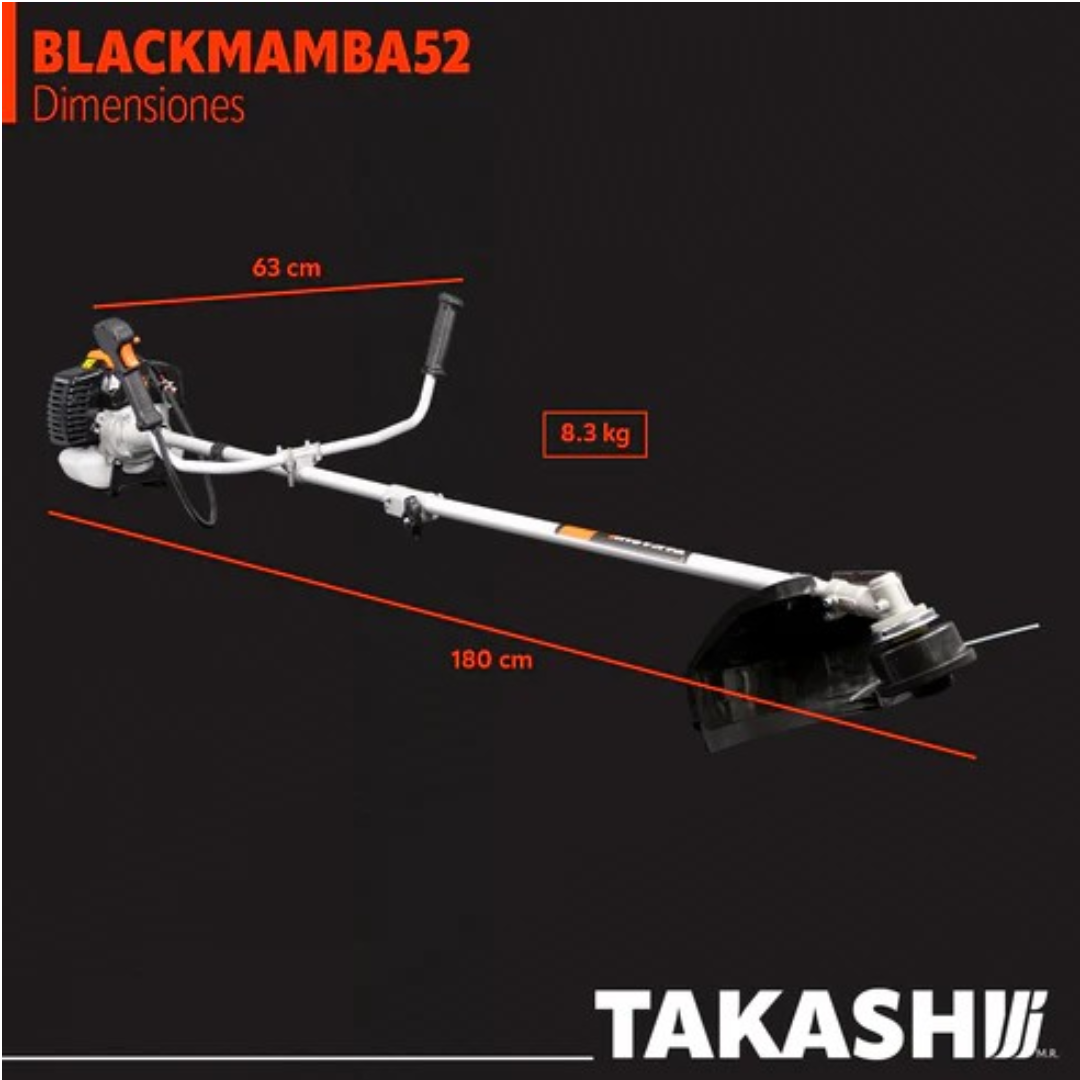 Desbrozadora Desmalezadora 52cc A Gasolina 2.5hp Takashi Col