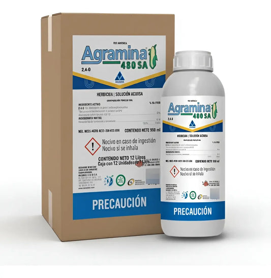 Herbicida Agramina 480 950ml caja c/12 pzas