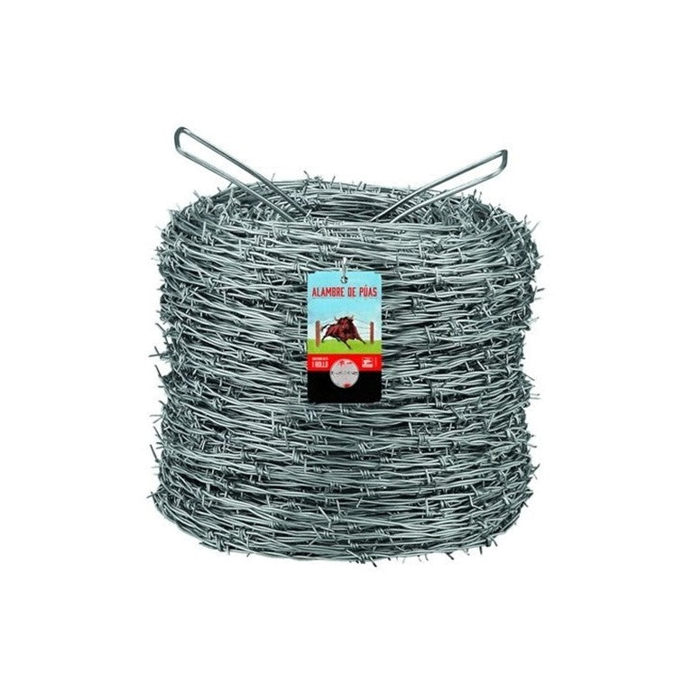Alambre De Púas Potrero Calibre 12.5 Rollo De 34 Kg. 340 Mts