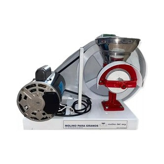 Molino Electrico Para Grano Motor 1/2 Hp Del Rey
