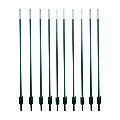 Poste Ganadero Tipo T 1.83 Metros 6ft. Paquete Con 10 Piezas