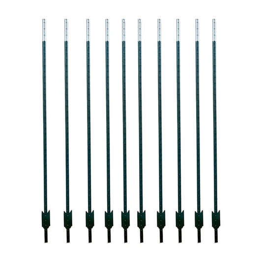 Poste Ganadero Tipo T 1.83 Metros 6ft. Paquete Con 10 Piezas