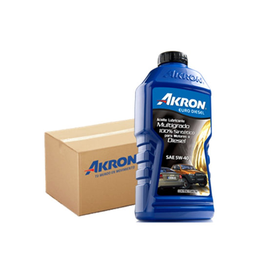 Aceite AKRON 812109 euro diesel 5w-40 946ml c/5 pzas