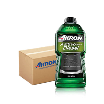 Aditivo Para Diesel Akron Caja 12 Piezas 1 L 812030