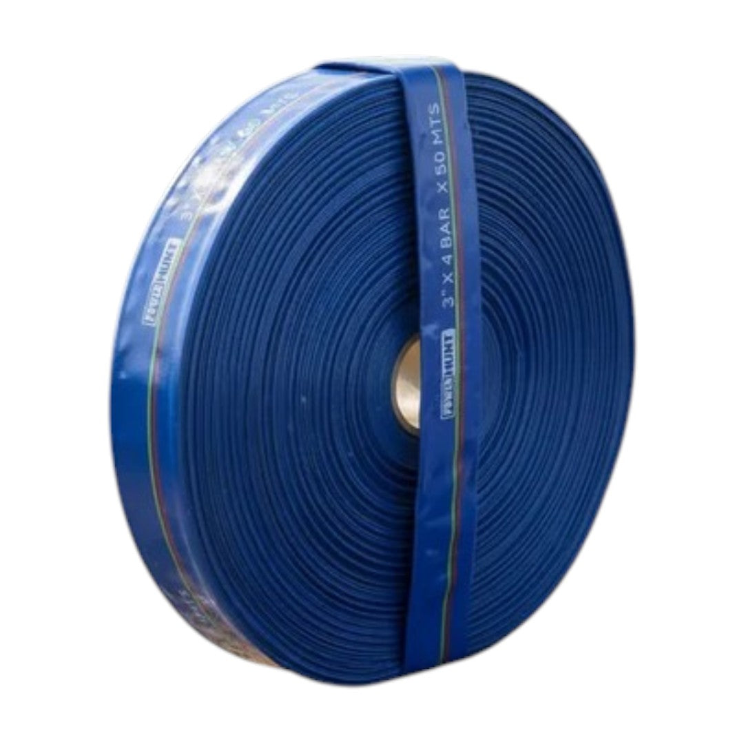 Manguera De Agua Plana 3 Pulgadas Lona Power Hunt 50 Mts. 4