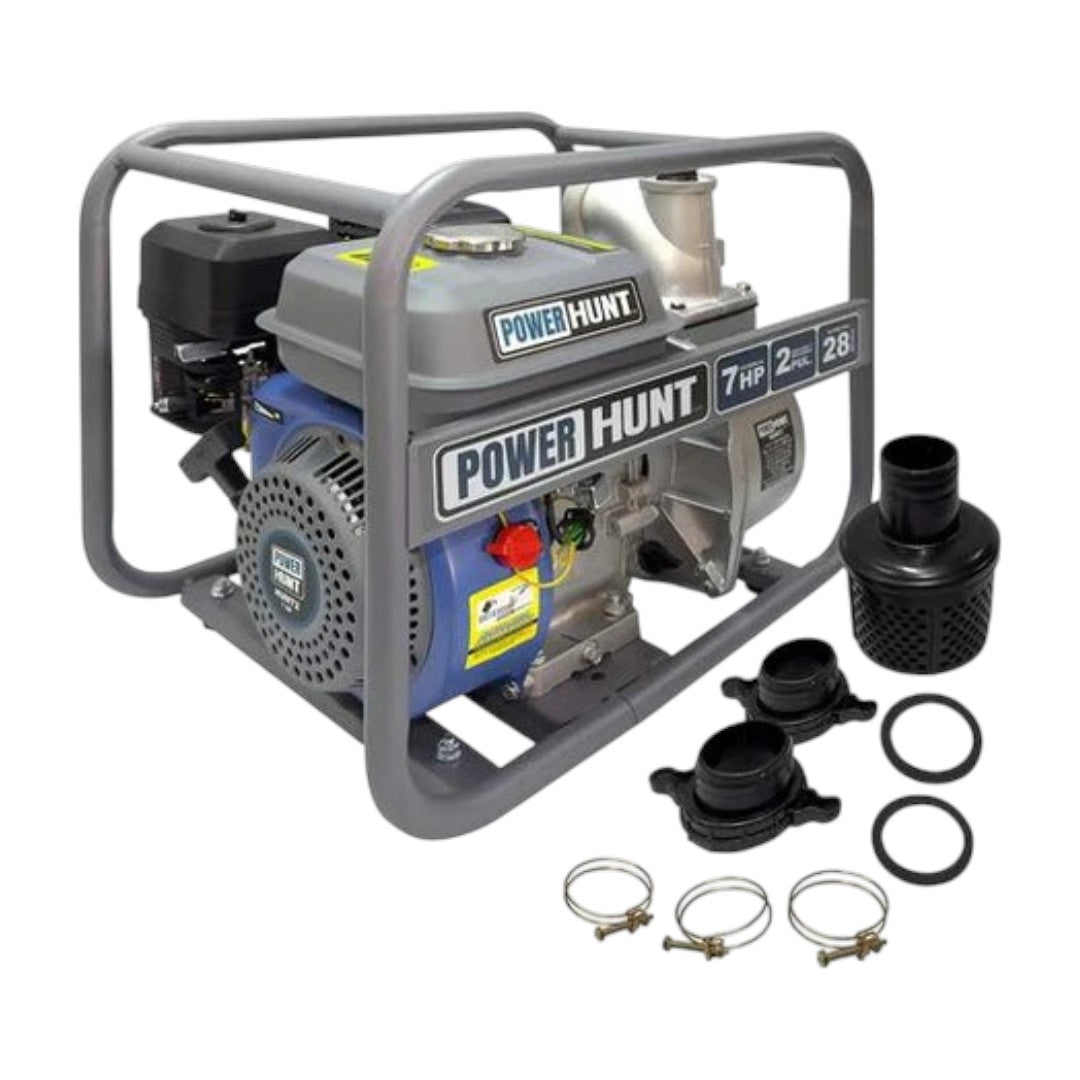 Motobomba Bomba De Agua A Gasolina 2x2 Power Hunt2 7hp Riego
