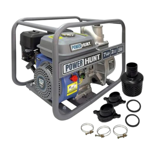 Motobomba Bomba De Agua A Gasolina 2x2 Power Hunt2 7hp Riego