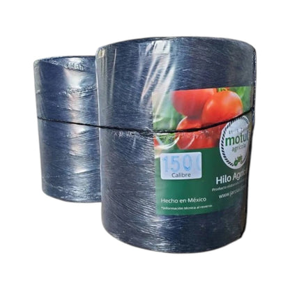 Rafia negra tomatera cal.1500 4.5kg 2 pzas