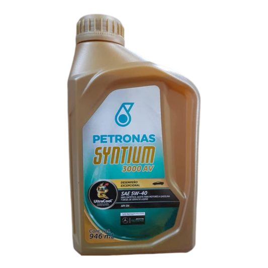 CAJA C/6 SYNTIUM 3000 AV 5W-40 946ML ACEITE SINTÉTICO