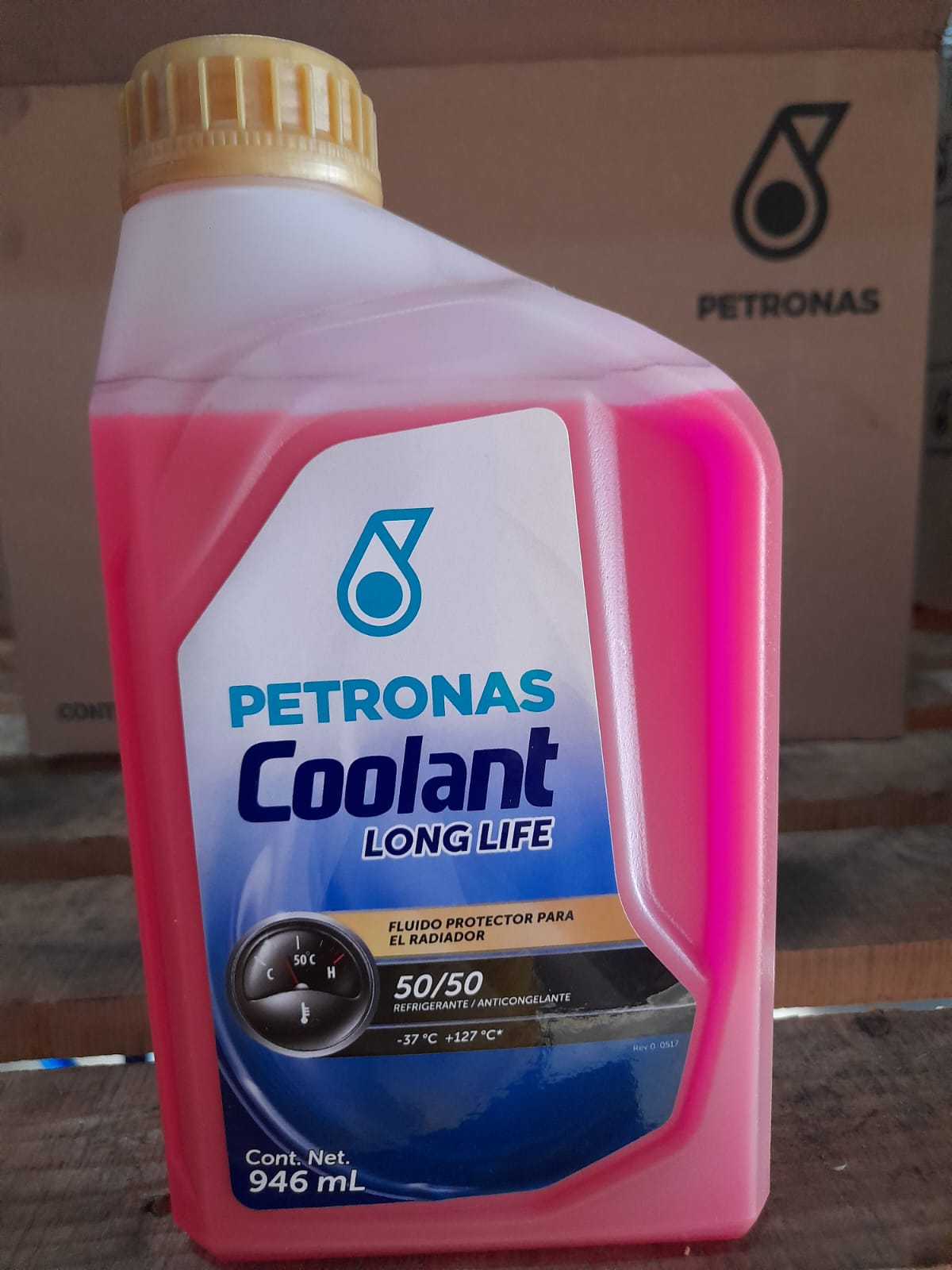 CAJA C/6 PETRONAS COOLANT 50/50 MINERAL 946ML ANTICONJELANTE