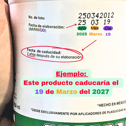 Insecticida Fipronil Fiprax 250ml Control De Termitas Y Cucarachas En Interiores Y Exteriores