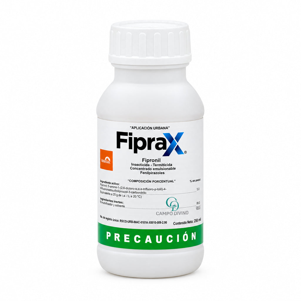 Insecticida Fipronil Fiprax 250ml Control De Termitas Y Cucarachas En Interiores Y Exteriores