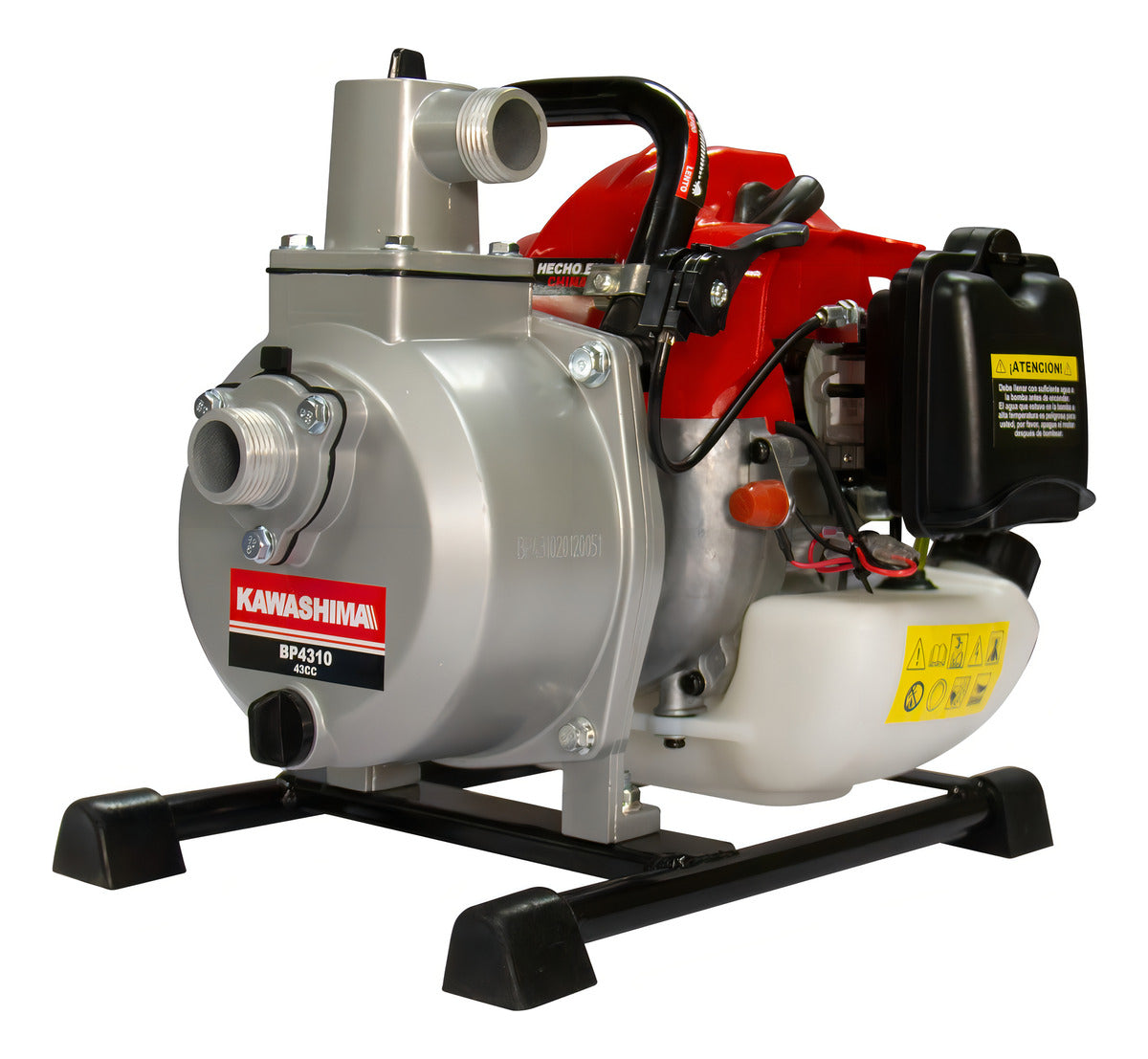 Motobomba De Agua Riego 1 Pulgada Autocebante Kawashima Bp4310 De 127w Con Accesorios