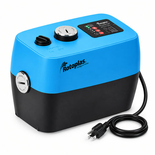 Bomba de agua inteligente Rotoplas, imanes permanentes 1/2 hp, presurizadora y centrifuga