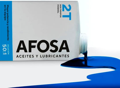 Caja 10 pzas Aceite 2T AFOSA 80 ml motor 2 tiempos A2T24