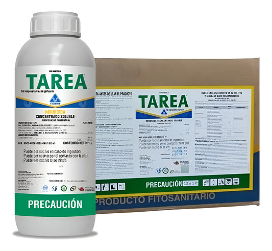 Tarea Herbicida Glifosato Velsimex Caja Con 12 Litros
