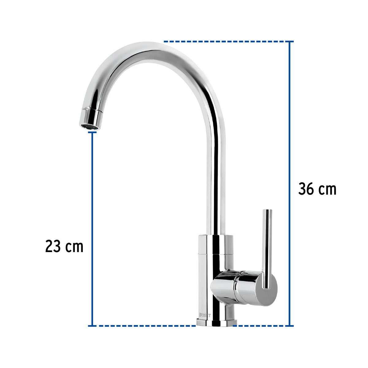 Monomando fregadero alto Foset Element 49915 ELF-83