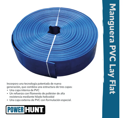 Manguera para bombeo 2″ x 50 m  Power Hunt