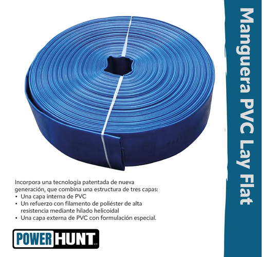 Manguera para bombeo 2″ x 100 m Power Hunt