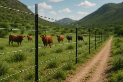 Poste Ganadero Tipo T 2.13 Metros 7ft. Paquete Con 10 Piezas