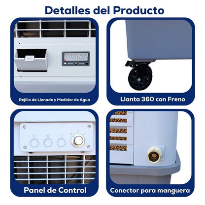 Cooler Enfriador Evaporativo Portátil Trk 12000 Uso Rudo