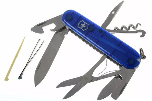 NAVAJA 1.3703.T2 CLIMBER AZUL TRANSPARENTE, 14 USOS