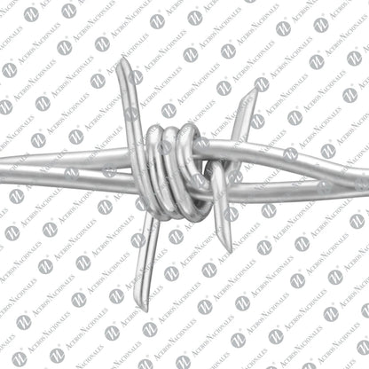 Alambre De Púas Potrero Calibre 12.5 Rollo De 34 Kg. 340 Mts