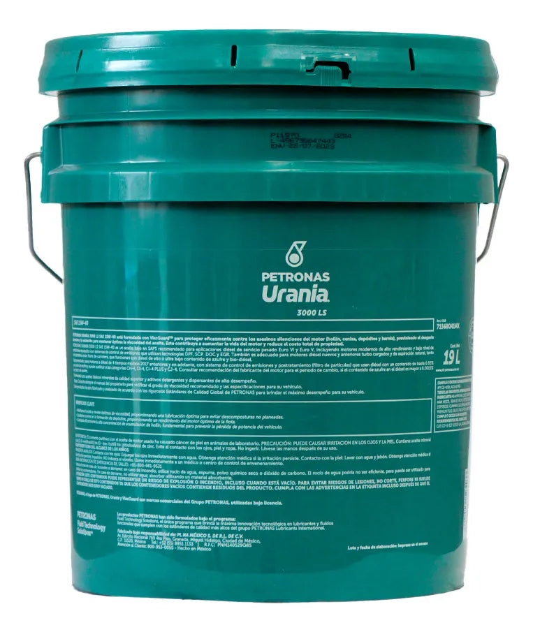 PETRONAS URANIA 3000 E SAE 15W-40 API CI-4+ DIESEL