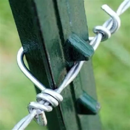 Bolsa con 50 clips para postes ganaderos, alta resistencia