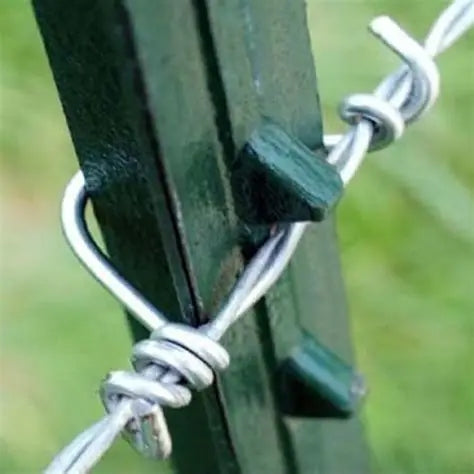 Bolsa con 50 clips para postes ganaderos, alta resistencia