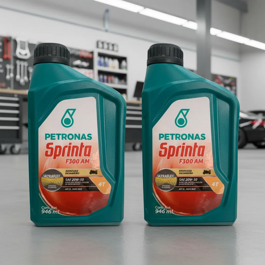 Paq 2 Sprinta F300 AM 20W‑50 SL 946 mL Mineral MOTO